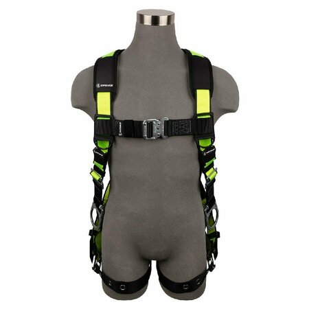 SAFEWAZE PRO Full Body Harness: 3D, QC Chest, TB Legs FS285-QC